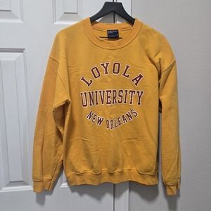Loyola University New Orleans Yellow Sweatshirt
